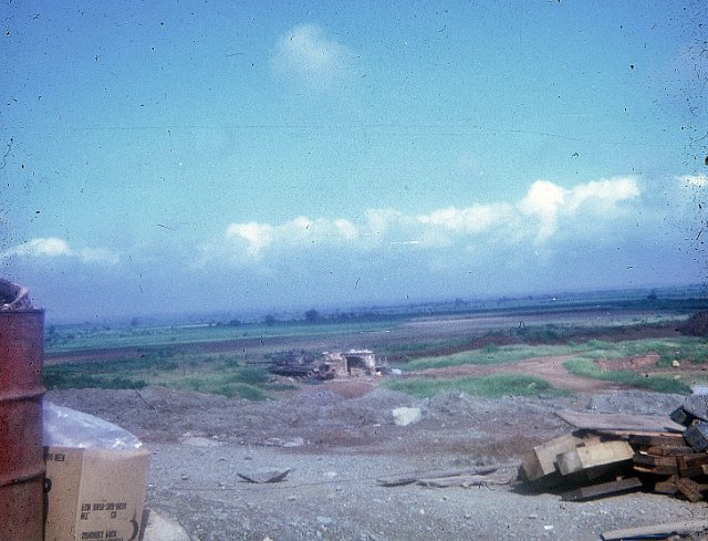 tank in background